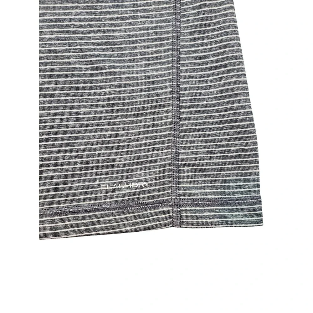 The North Face Shirt Mens XL/ TG Two Tone Striped‎ Flash Dry Active Short Sleeve